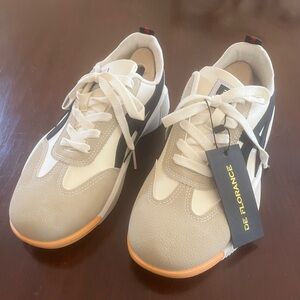 De Florance Women's White Sneakers